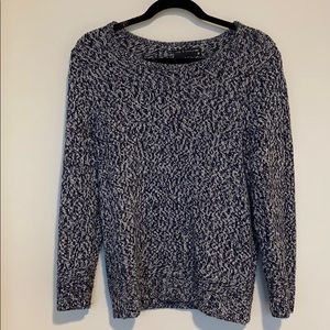 Rag & Bone Navy Scoop Neck Sweater